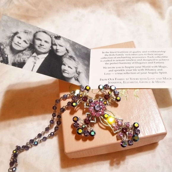 Kirks Folly Jewelry - RETIRED Kirk's Folly Crystal Cross Necklace